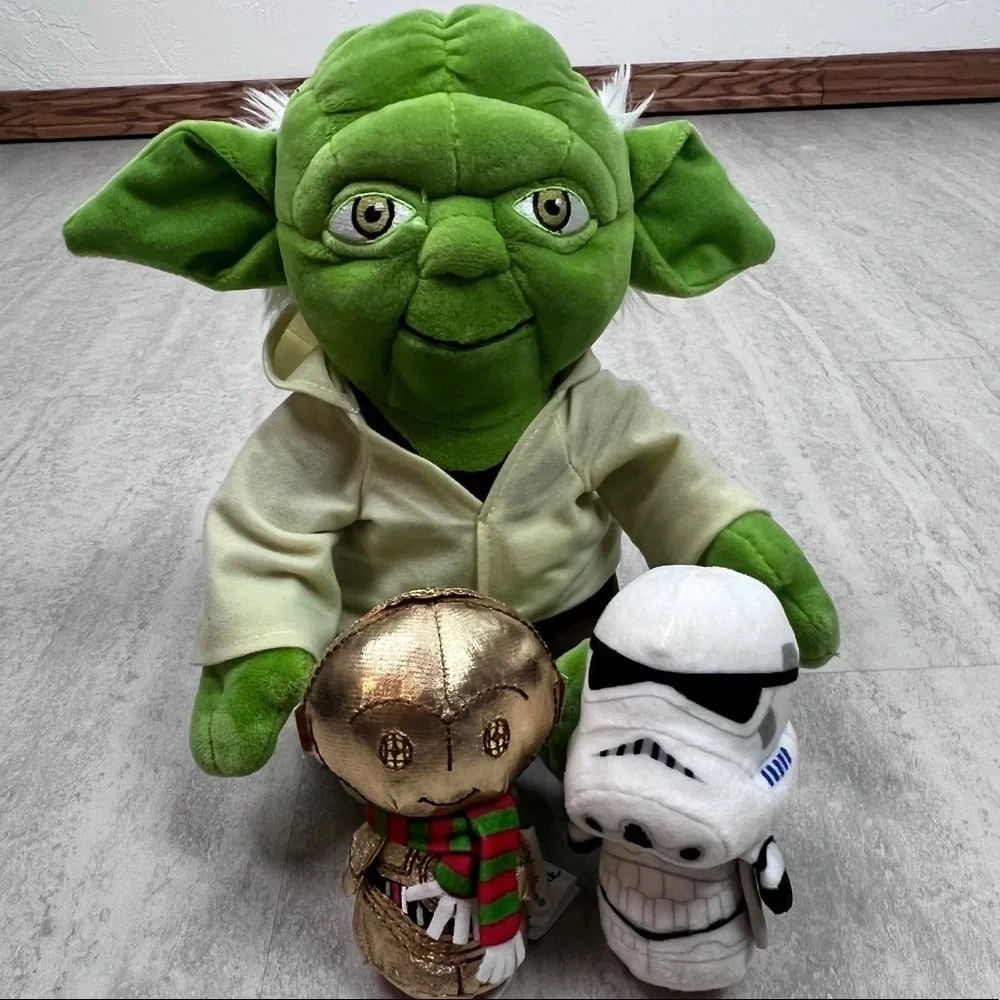 Star Wars Yoda plush storm trooper C-3PO itty Bittys Hallmark stuffies